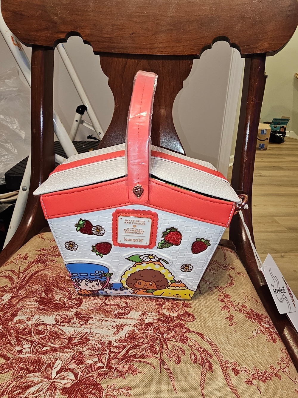 Loungefly Strawberry Shortcake Sanrio Picnic Basket Mini Bag